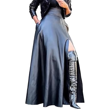 スカート Hysteric Glamour 00s Leather Long Skirt Amazon.com: Lexiart Womens High Waisted Sexy Pu Leather